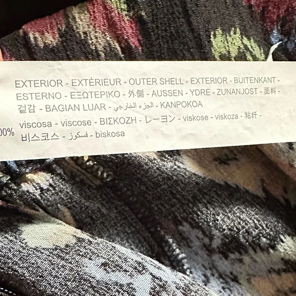 Zara TRF Collection Black Floral Collared V-neck Wrap Romper Size S - Picture 11 of 12